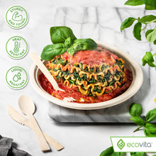 Load image into Gallery viewer, Sturdy Liquid Resistant Heat Resistant Bamboo Disposable Utensils