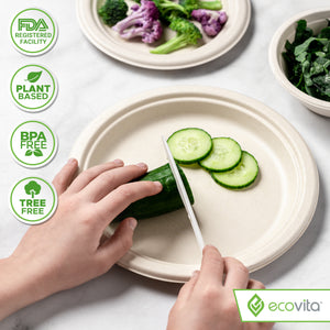 Ecovita All Natural Safe FDA BPA Free Non GMO Cutlery Utensils
