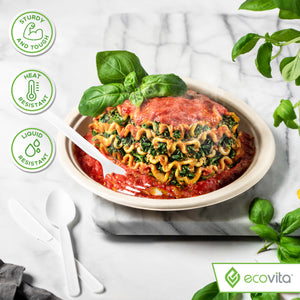 Ecovita Durable Heat Resistant Disposable Utensils