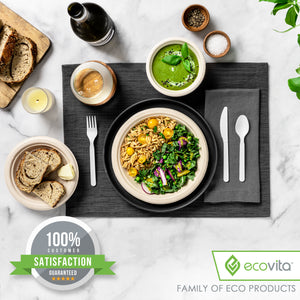 Ecovita 100% Money Back Guarantee Eco Friendly Biodegradable Compostable Utensils Cutlery